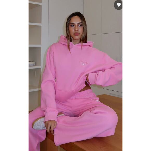 White Fox Vol. 1 Oversized Hoodie Bubblegum Size S/M NWT - Picture 3 of 3